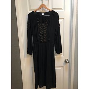 BLACK & Rose gold Old Navy Dress